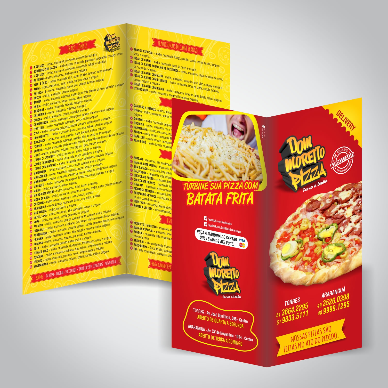 Flyer | Dom Moretto Pizza